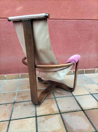 Escandinavo sillón relax , vintage