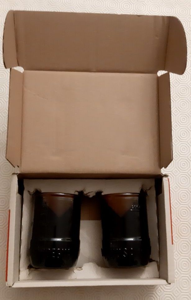 2 Bicchieri Ichnusa Birra Sardegna 2cl 0.2l vetro