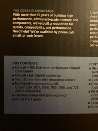 Corsair H100 Dissipatore a Liquido per CPU