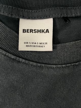 Camiseta Streetwear Bershka Azul
