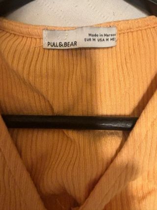 Camiseta manga corta frunces