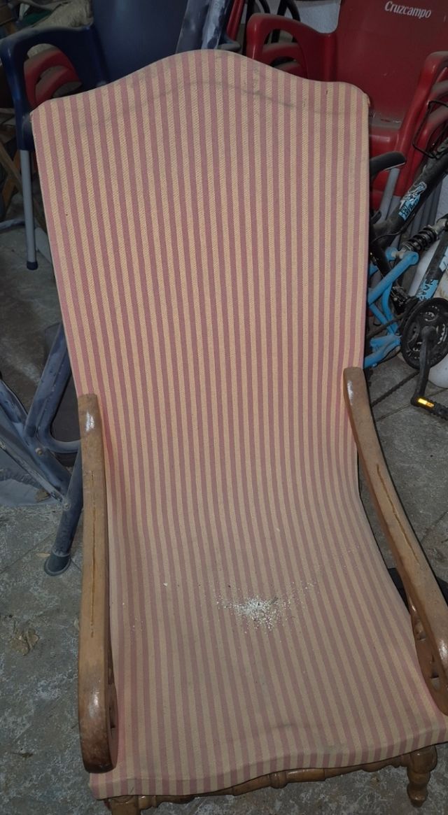 Sedia a dondolo antica