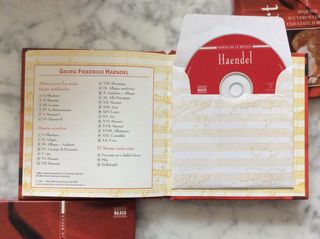 CD´s LIBRO GENIOS MUSICA: HAENDEL,MOZART,VERDI X 3