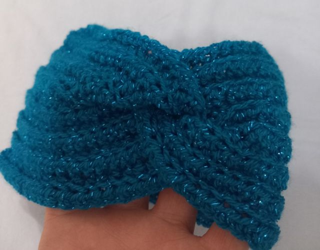 Fascia per capelli, fatta a mano,nuova mai indossa