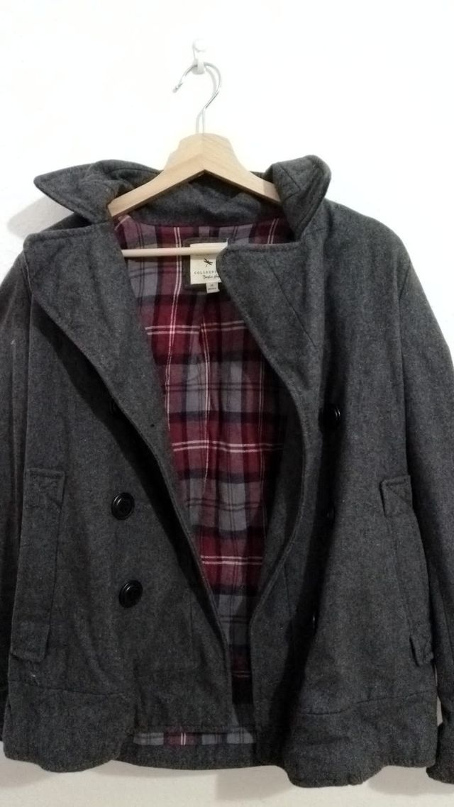 Chaqueta mujer gris bershka