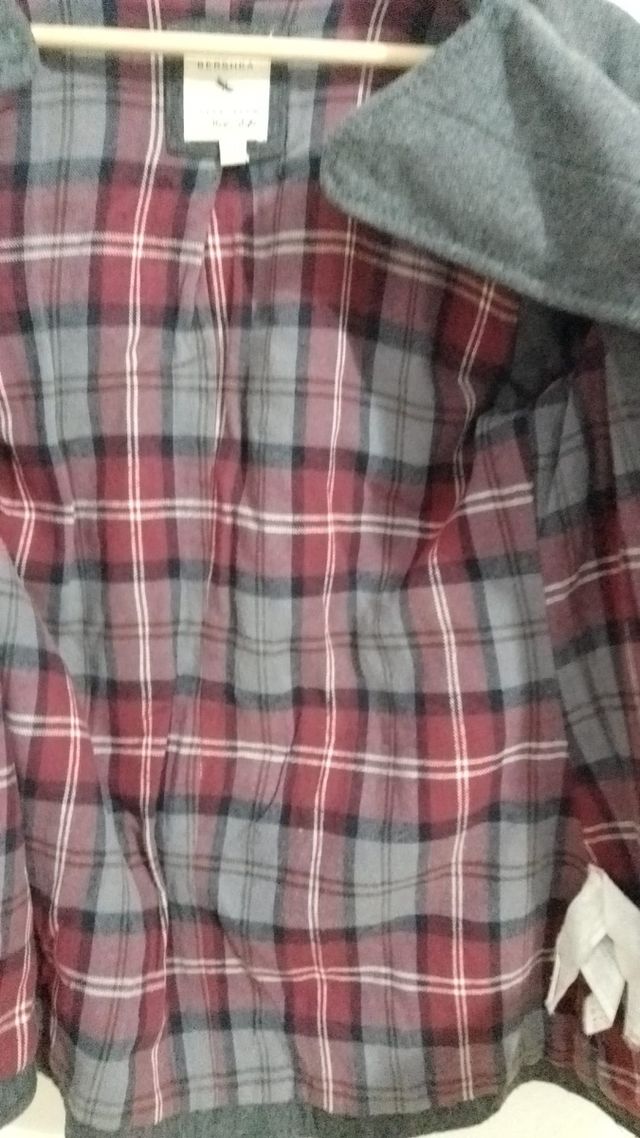 Chaqueta mujer gris bershka