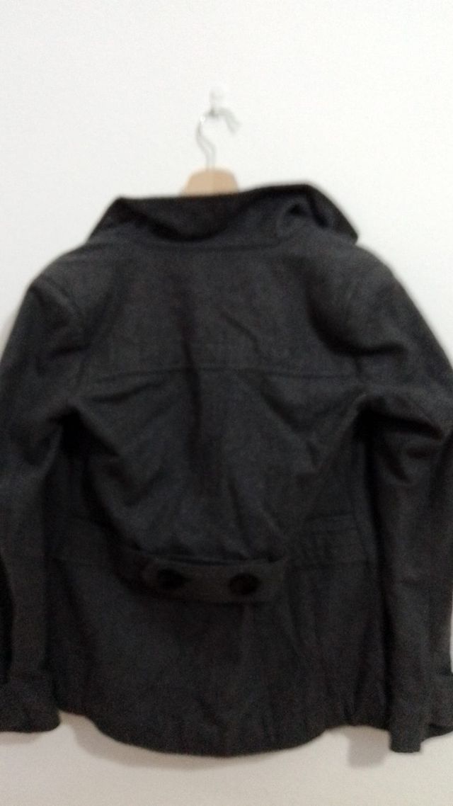 Chaqueta mujer gris bershka