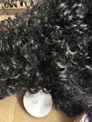 PELUCA DE AFRICANA PELO RIZADO NEGRO + REGALO