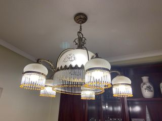 Lámpara de cristales