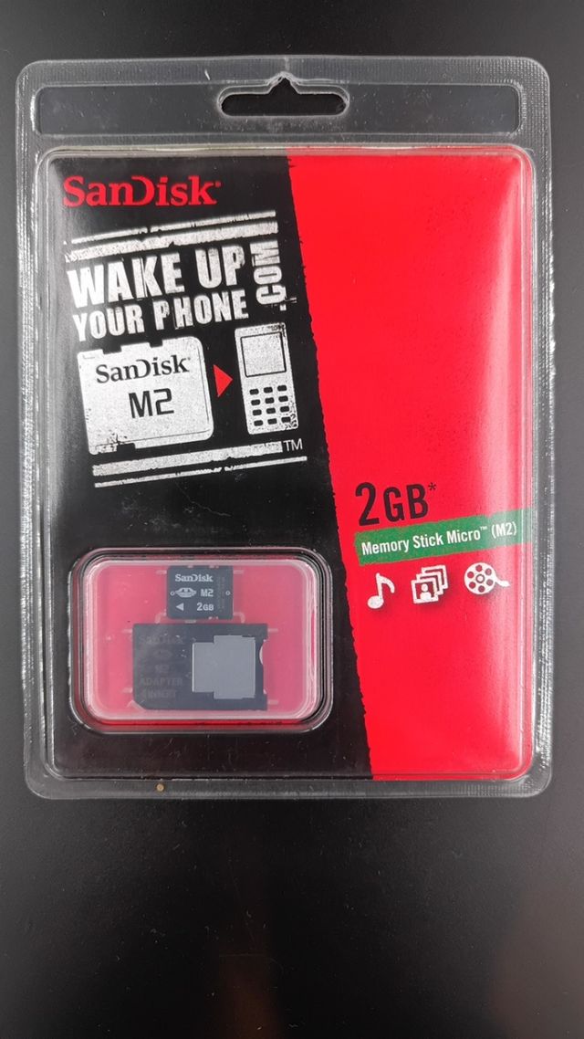 Tarjeta Sandisk Memory Stick micro M2 2G