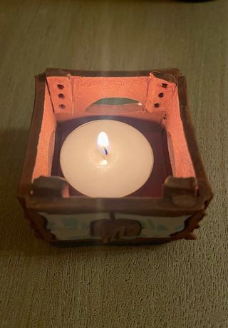 Casa portavelas ambientador