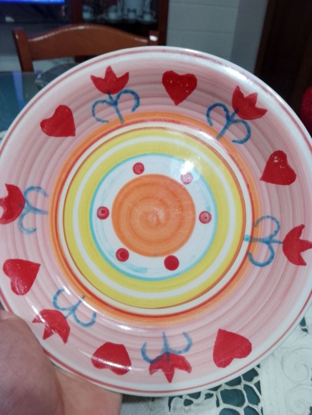 Coppi di piatti dipinti a mano made in i