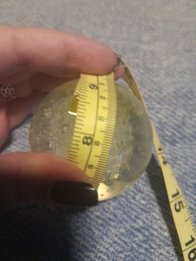 Bola de cristal burbujas.