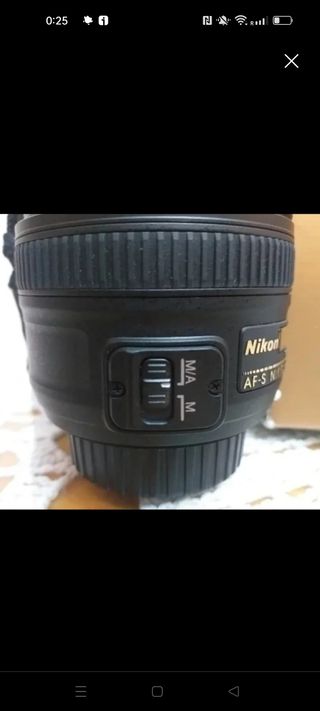 Objetivo Nikkor AF-S 50mm 1:18G.