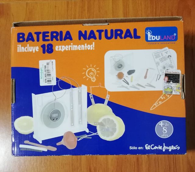 Juego de experimentos "Batería natural"