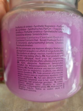 Candela profumata in barattolo di vetro