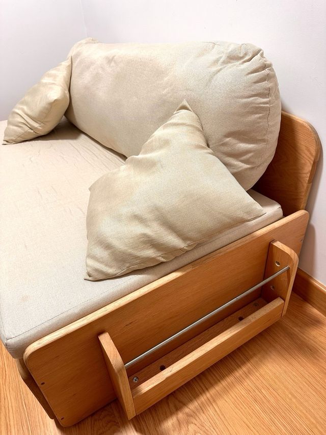 Sofa Cama madera 150