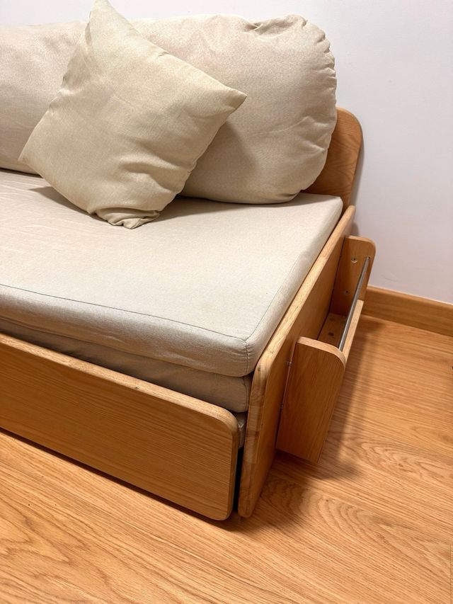 Sofa Cama madera 150