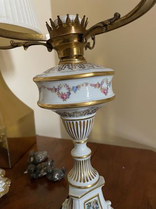 Abatjour / lume in porcellana Sesto F.no  anni 60
