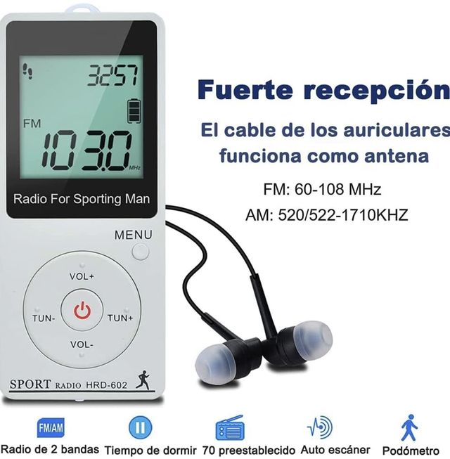 PRECINTADA‼️ Radio FM portátil