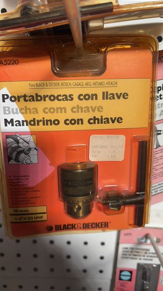 Portabrocas con llave