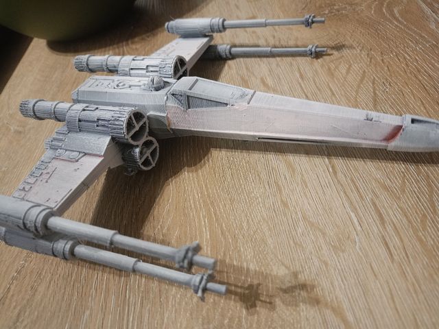 X-wing star wars stampato 3d