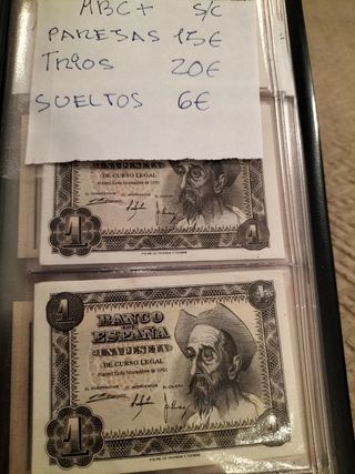 Billetes españoles antiguos, ver fotos 