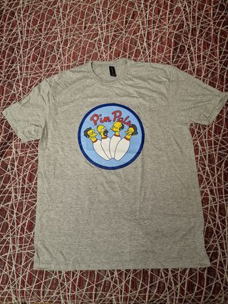 Camiseta Amigos de Bolos de Los Simpson - Talla L