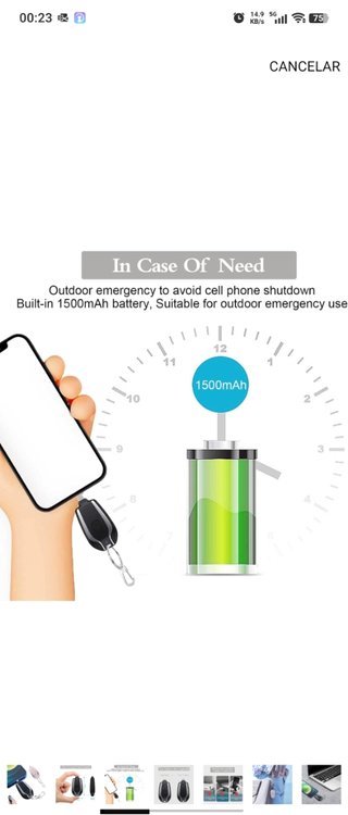 Llavero powerbank lighthing apple y/o USB C
