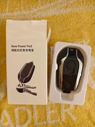 Llavero powerbank lighthing apple y/o USB C