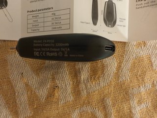 Llavero powerbank lighthing apple y/o USB C