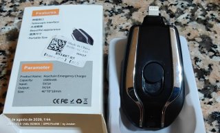 Llavero powerbank lighthing apple y/o USB C