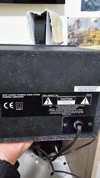 Subwoofer altec leasing