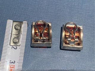 Pendientes diseño de plata de ley y circonitas