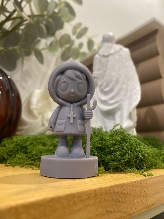 LUCE figura vaticano jubileo 2025 impresa resina