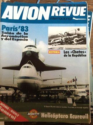Revista Antigua Avión Revoe y Flaps