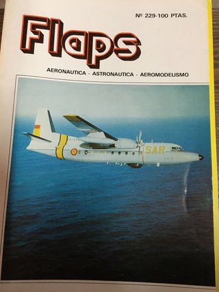 Revista Antigua Avión Revoe y Flaps
