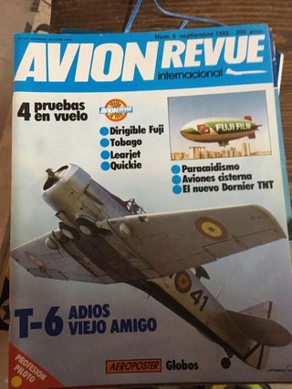 Revista Antigua Avión Revoe y Flaps