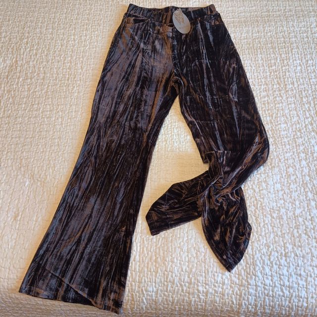 Pantalone velluto taglia S/M