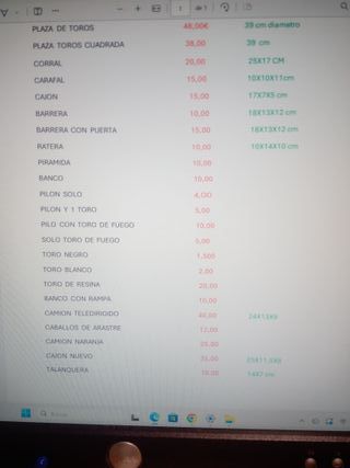 PLAZA DE TORO DE JUGUETE