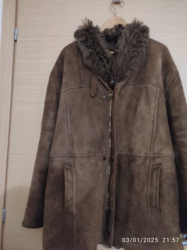 Cappotto uomo Montone vera pelle