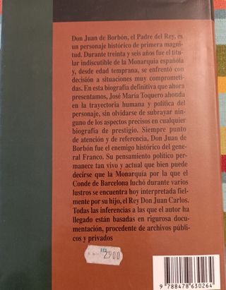 DON JUAN DE BORBON, EL REY PADRE