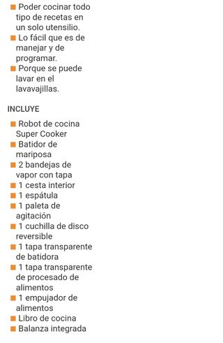 Robot de cocina a estrenar Compact Cook