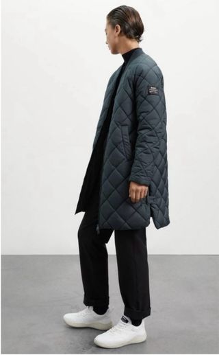 ABRIGO OVERSIZE CON BUFANDA MONTGO DE ECOALF