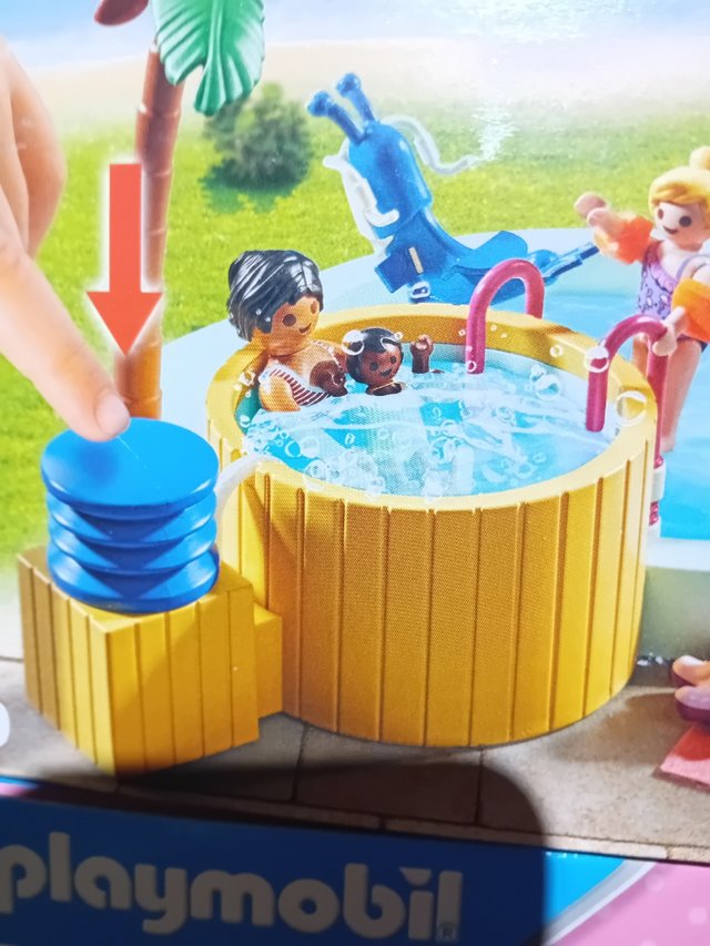 Playmobil casa con piscina jacuzzi preci