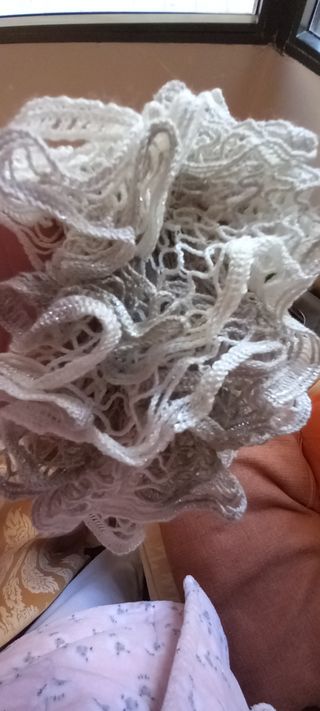 Bufanda encaje. Hecha a mano