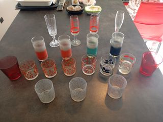 19 Bicchieri di tipo diverso