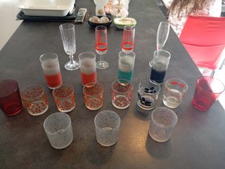 19 Bicchieri di tipo diverso