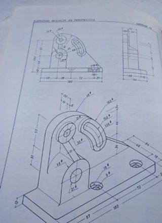 Delineación industrial, Teoría del dibujo. 1977
