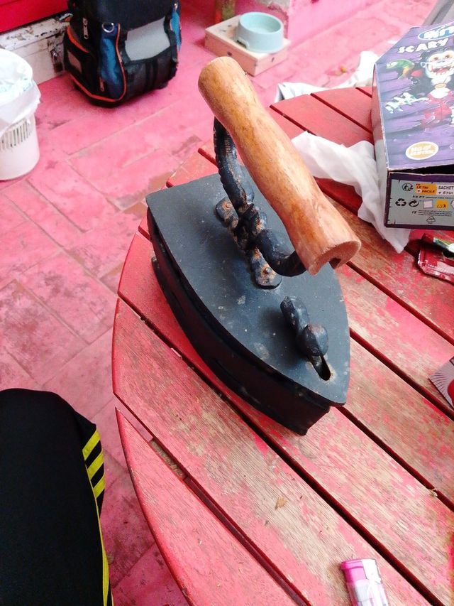 Plancha hierro colado